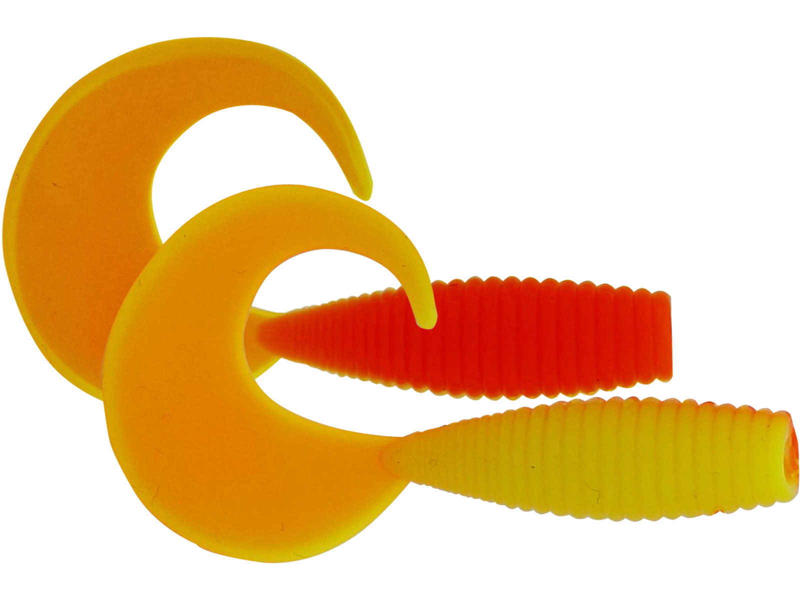 e254-064-222_large CURLYPUP 5.1CM 2G YELLOW/ORANGE GARLIC 10Tk - Pilt 1